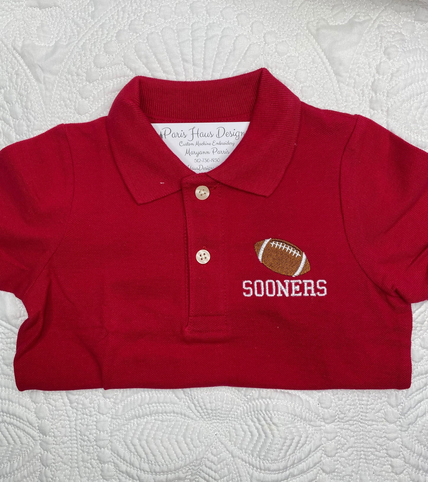 Boys Polo Football Design
