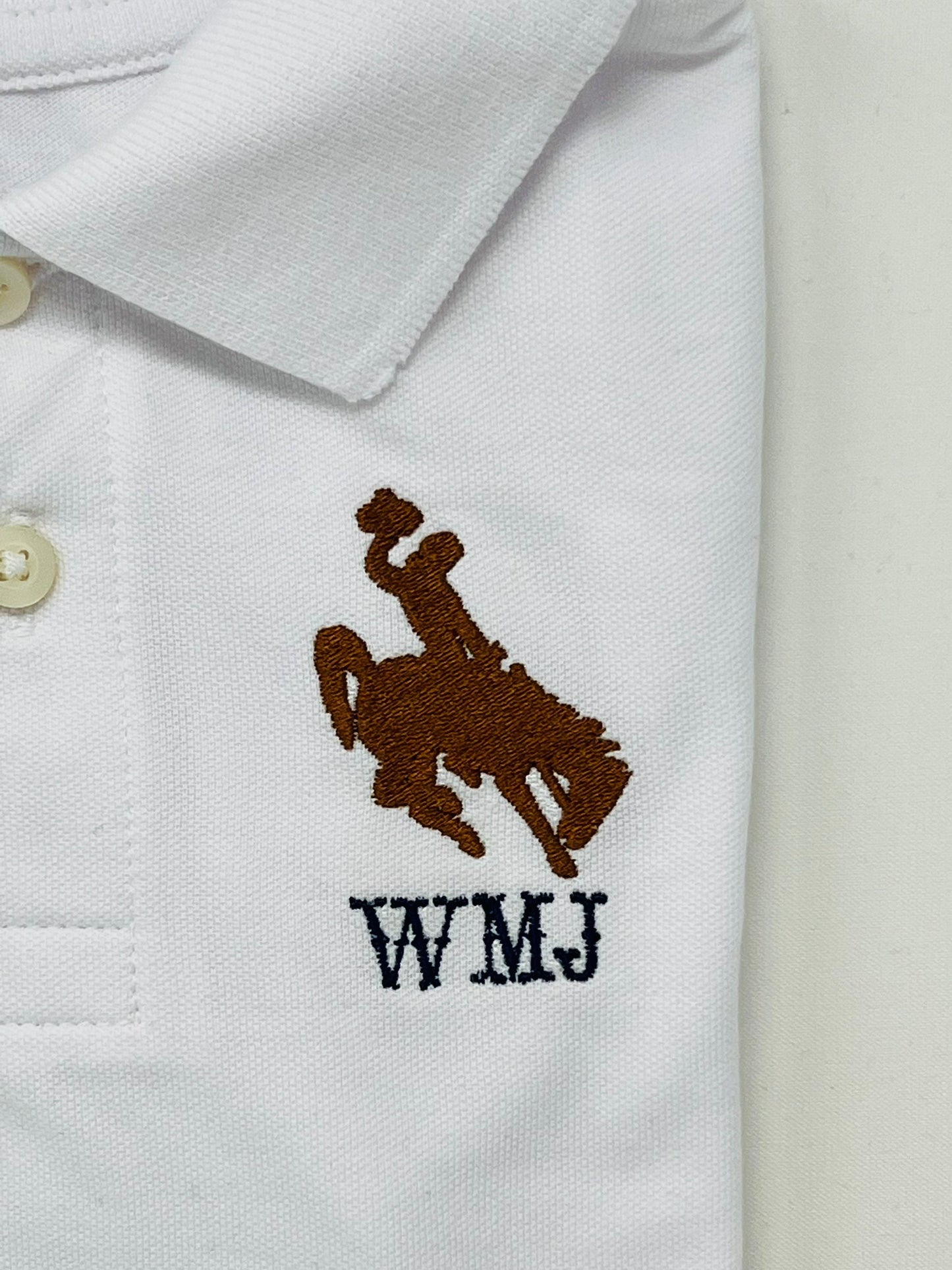 Boys Cowboy Monogram Polo Design