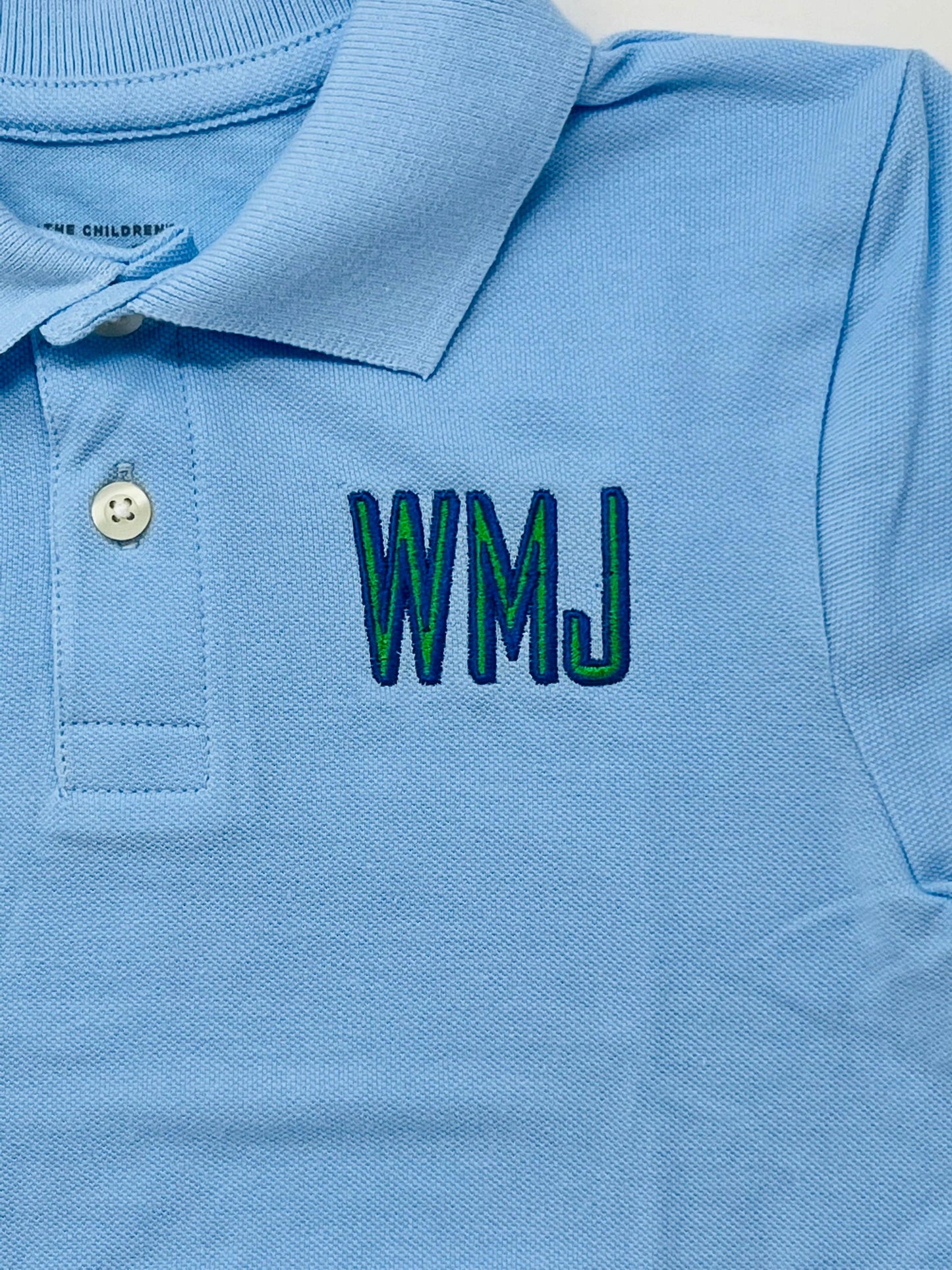 Boys Monogram Polo Design