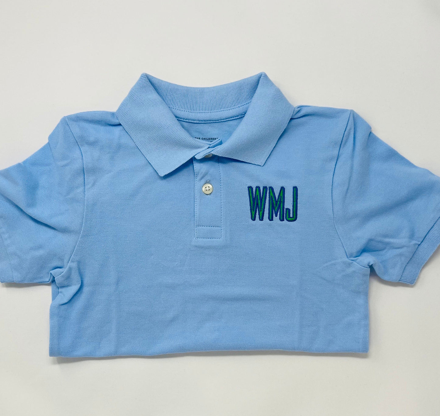 Boys Monogram Polo Design