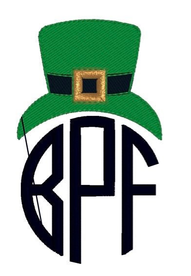 Boys Leprechaun Hat Monogram Polo Design
