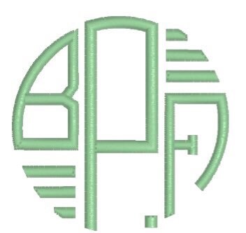 Boys Three Lines Monogram Polo Design