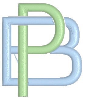 Boys Block Monogram Polo Design