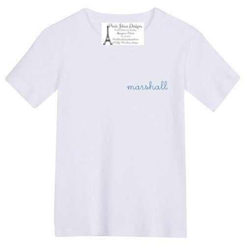 Boys Monogram Polo Design