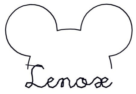 Boys Mouse Ears Monogram Polo Design