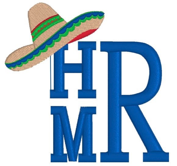 Boys Sombrero Monogram Polo Design