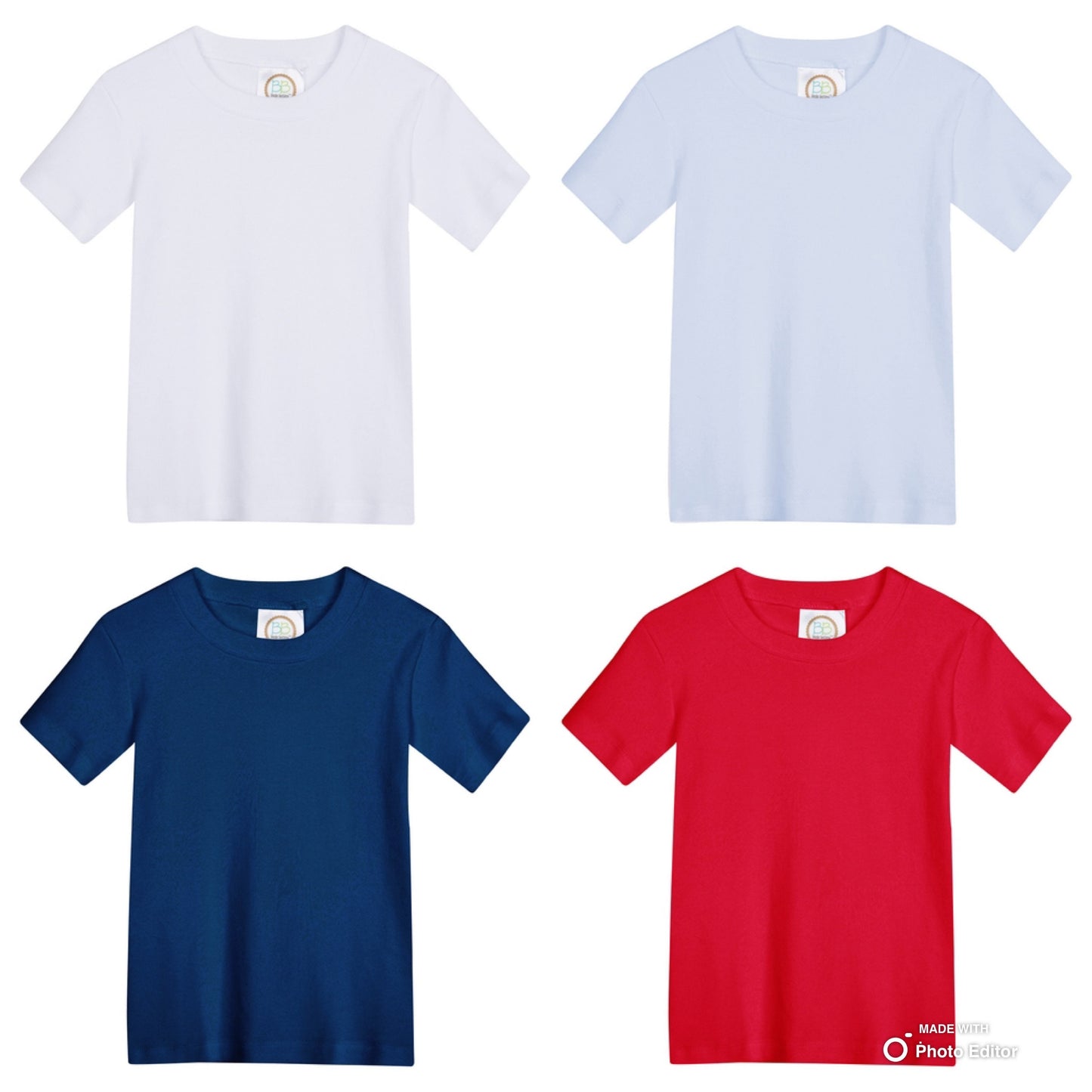 Boys Apple Monogram Polo Design