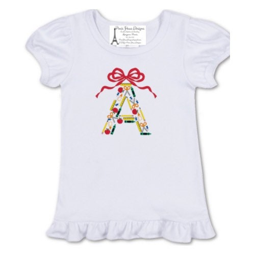 Girls Back to School Letter Dress