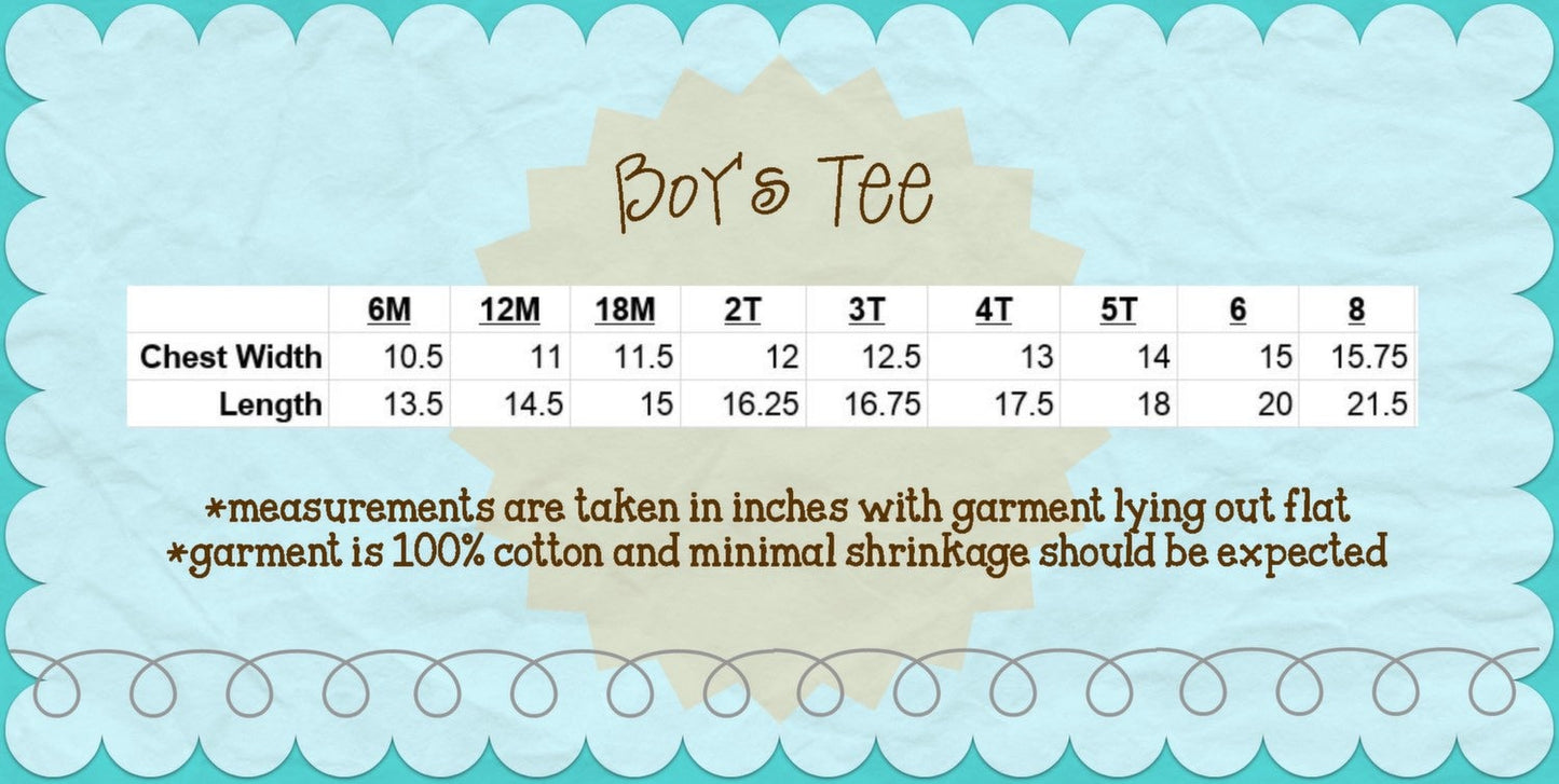 Boys Santa Monogram Polo Design