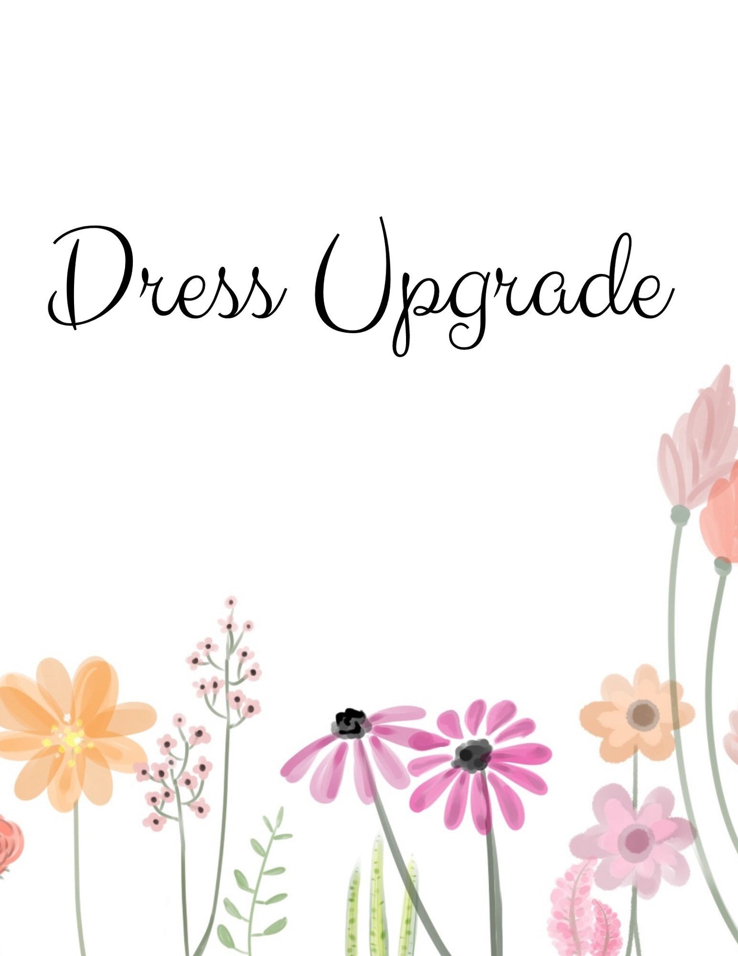 Girl’s Dress Upgrade