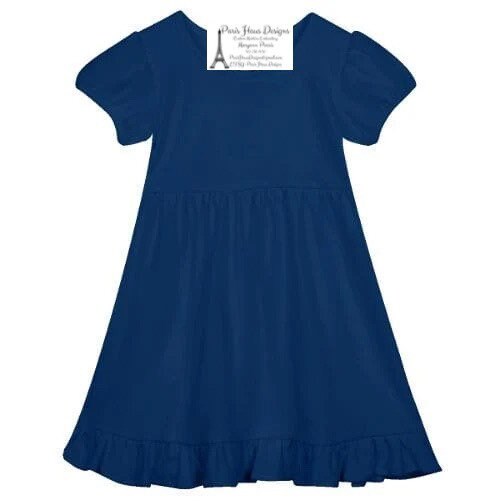 Girls Bluebonnet Boots Monogram Dress