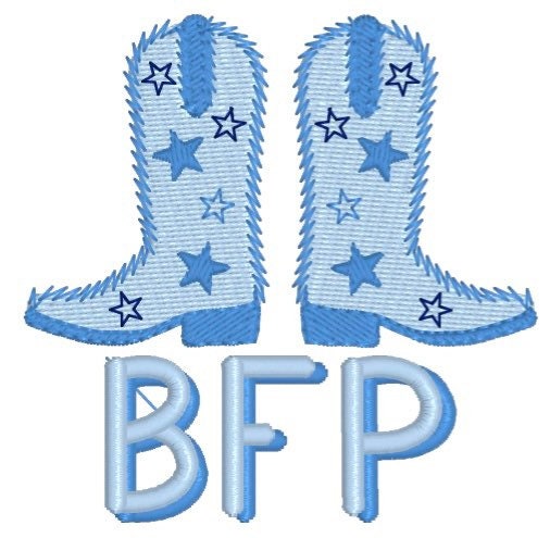 Boys Cowboy Boot Monogram Polo Design