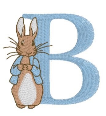 Boys Bunny Monogram Polo Design