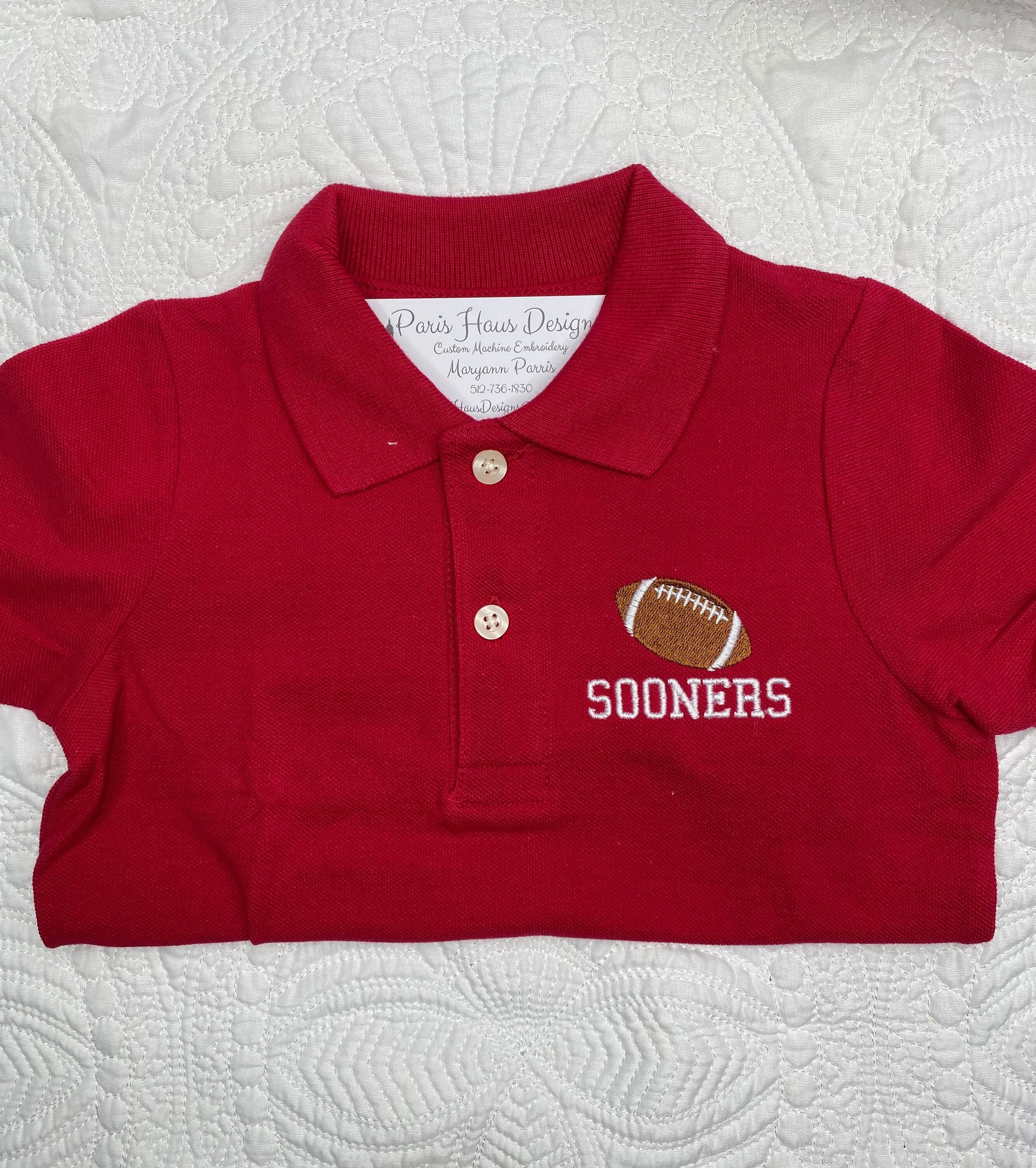 Boys Polo Football Design