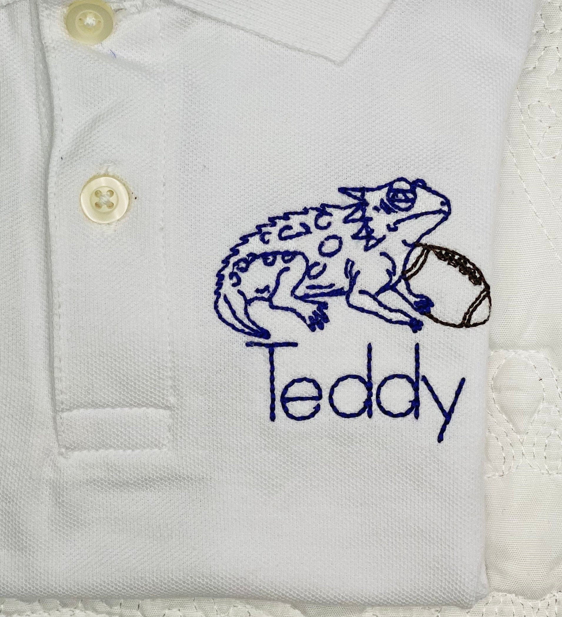 Boys Polo Horned Frog Design