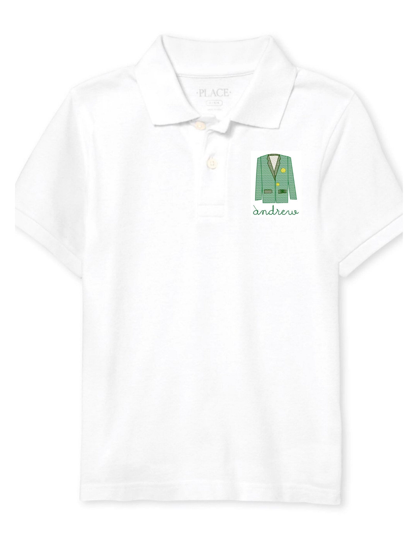 Boys Golf Jacket Monogram Polo Design