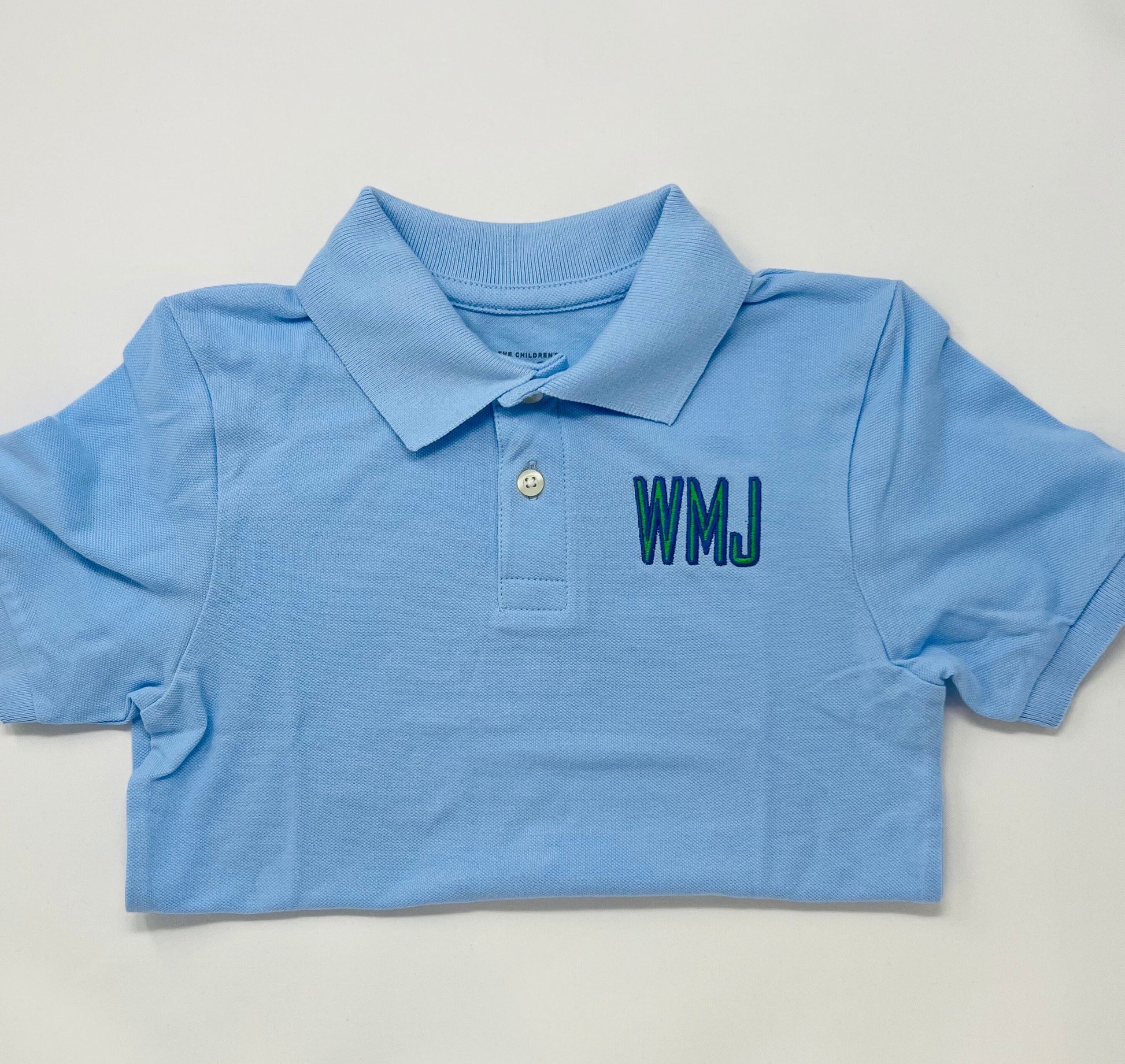 Boys Monogram Polo Design