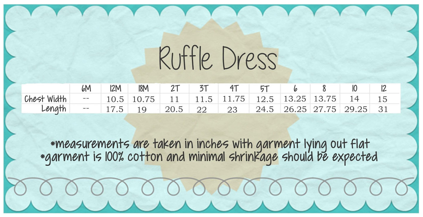 Girls Crayon Monogram Dress