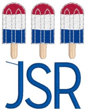 Boys Popsicle Monogram Polo Design