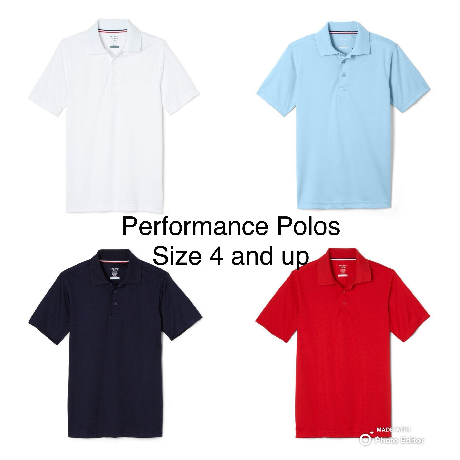 Boys Golf Flag Monogram Polo Design