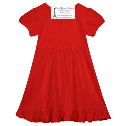 Girls Mouse Ears Monogram Dress