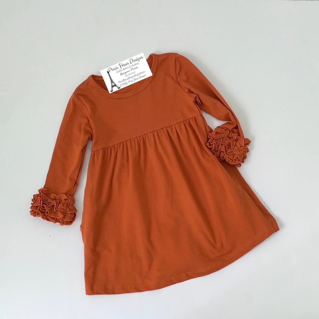 Girls Longhorn Monogram Dress