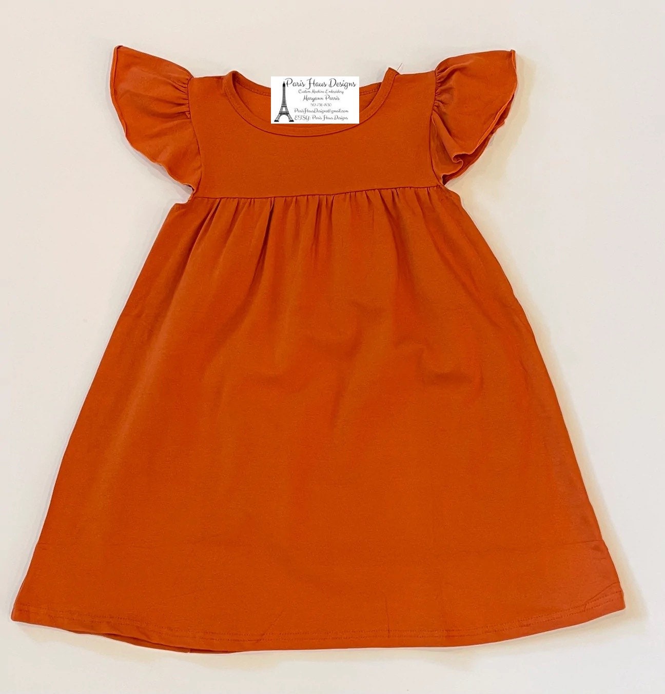 Girls Longhorn Monogram Dress
