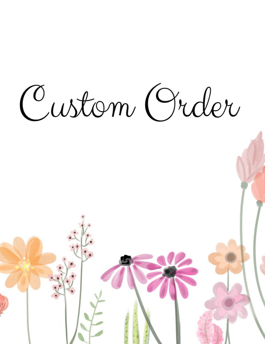 Girls Custom Monogram Order